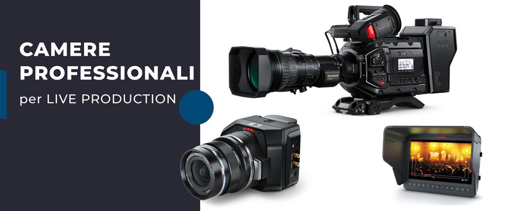BLACKMAGIC LIVE PRODUCTION CAMERAS